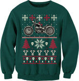 Gear Head Biker Motorcycle Christmas sweatshirt - Forest
