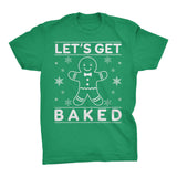 Let's Get Baked Gingerbread Christmas t-shirt - Irish Green
