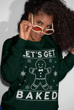 Let's Get Baked Gingerbread Christmas sweatshirt - additional product image