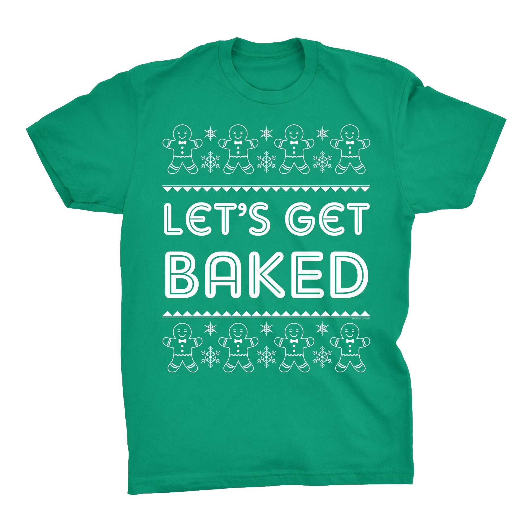 Let's Get Baked Funny Christmas t-shirt - Kelly