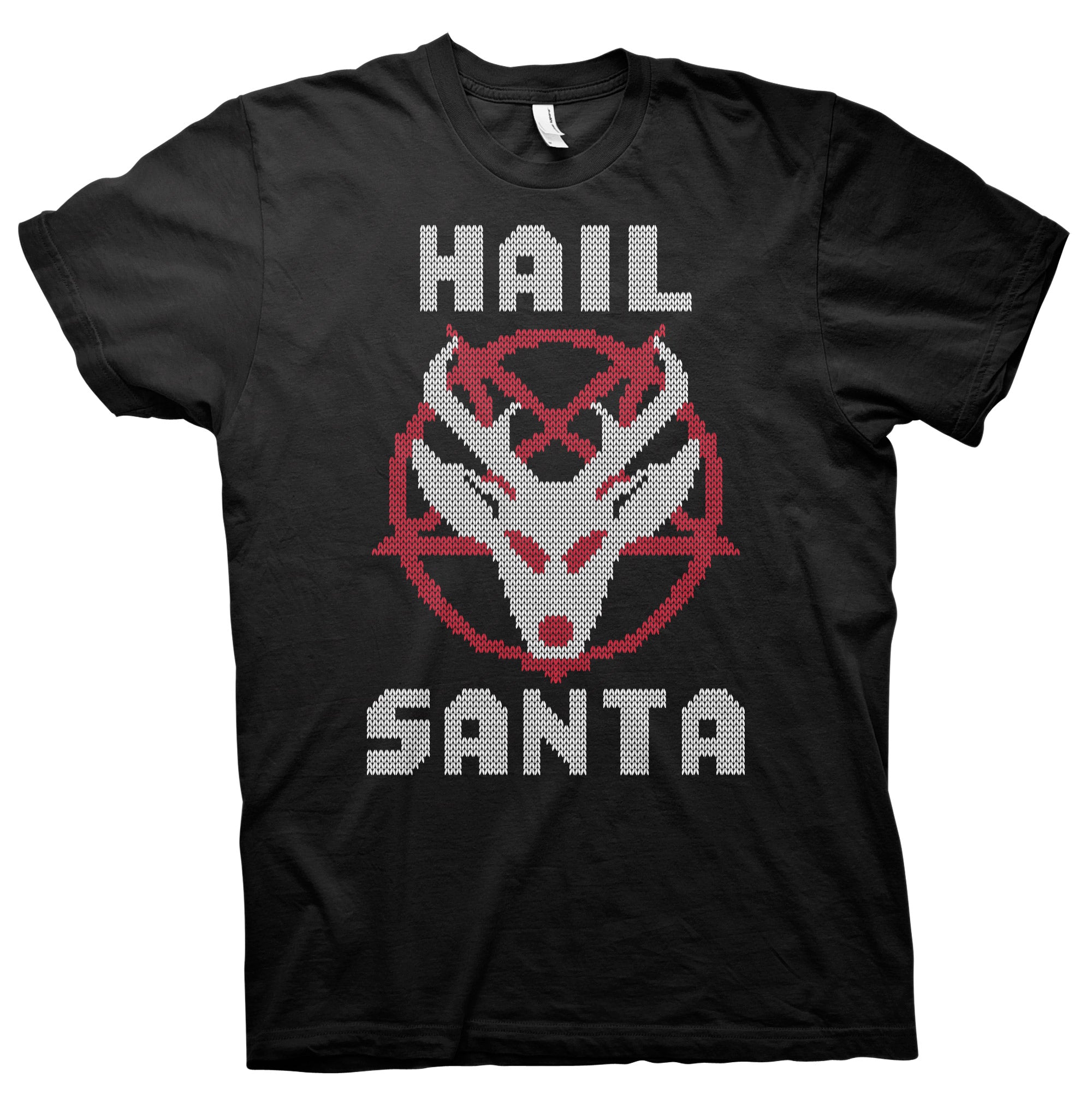 Hail Santa Gothic Christmas t-shirt - Black
