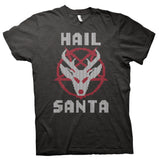 Hail Santa Gothic Christmas t-shirt - Dark Heather