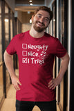 Naughty Nice I Tried Christmas t-shirt - additional product image