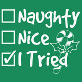 Naughty Nice I Tried Christmas sweatshirt - additional product image