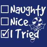 Naughty Nice I Tried Christmas sweatshirt - additional product image