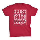 It's Not Gonna Lick Itself Christmas t-shirt - Red