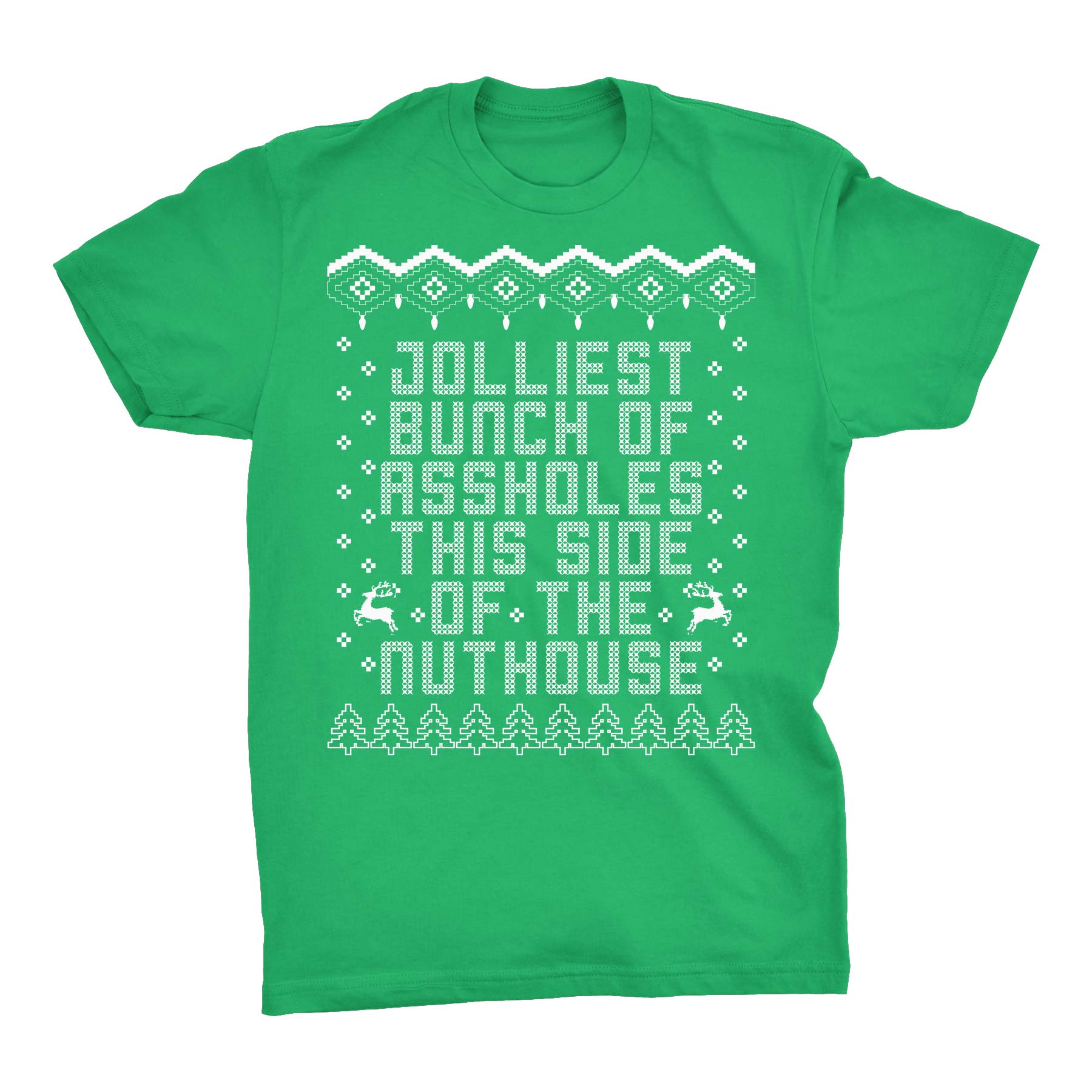 Jolliest Bunch of Assholes Christmas t-shirt - Irish Green