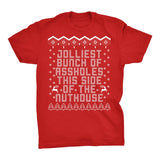 Jolliest Bunch of Assholes Christmas t-shirt - Red