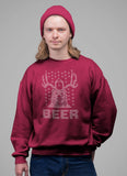 Bear Deer Beer Christmas sweatshirt - additional product image