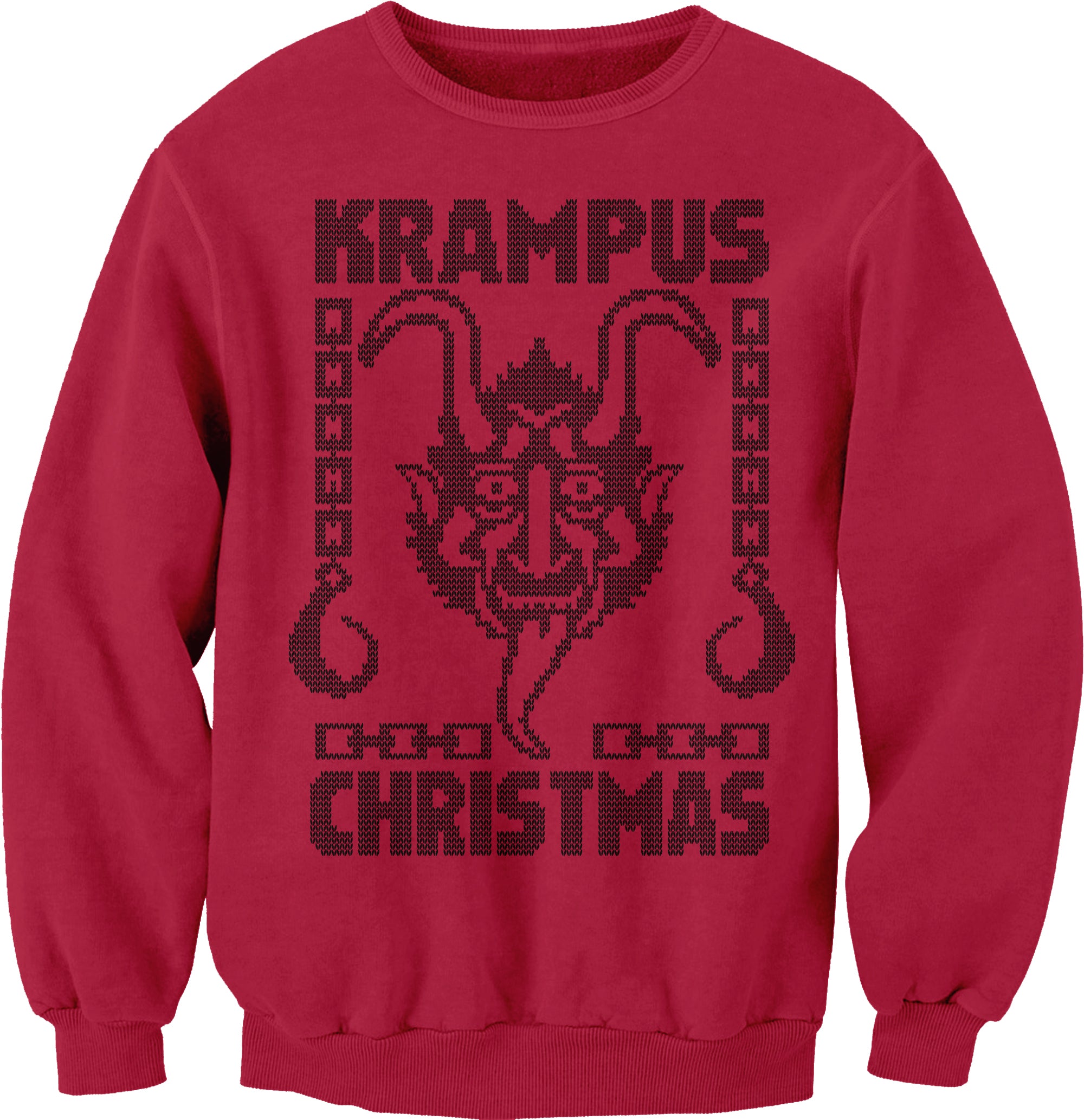 Krampus Hooks Christmas sweatshirt - Red
