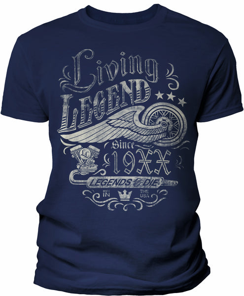 Living Legend Birthday Shirt for Men Vintage Graphic Tee – Shirt
