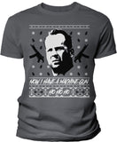 Now I Have a Machine Gun Christmas t-shirt - Charcoal