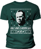 Now I Have a Machine Gun Christmas t-shirt - Forest Green