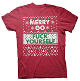 Merry Go Fuck Yourself Christmas t-shirt - Red