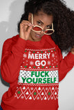 Merry Go Fuck Yourself Christmas long sleeve shirt - additional product image
