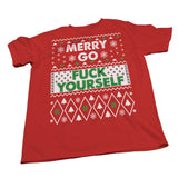 Merry Go Fuck Yourself Christmas t-shirt - additional product image