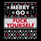 Merry Go Fuck Yourself Christmas t-shirt - additional product image
