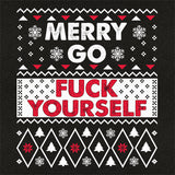 Merry Go Fuck Yourself Christmas t-shirt - additional product image