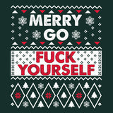 Merry Go Fuck Yourself Christmas sweatshirt - additional product image