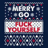 Merry Go Fuck Yourself Christmas t-shirt - additional product image