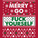 Merry Go Fuck Yourself Christmas t-shirt - additional product image