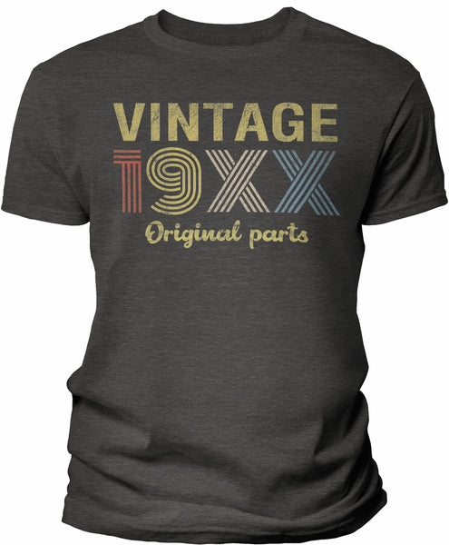 Retro Birthday Shirt Vintage Distressed Design Gift Tee