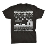 Retro Gaming Gamer Christmas t-shirt - Dark Heather