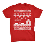 Retro Gaming Gamer Christmas t-shirt - Red
