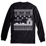 Retro Gaming Gamer Christmas long sleeve shirt - Dark Heather