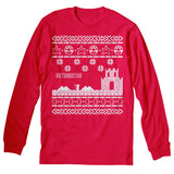 Retro Gaming Gamer Christmas long sleeve shirt - Red