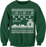 Retro Gaming Gamer Christmas sweatshirt - Forest