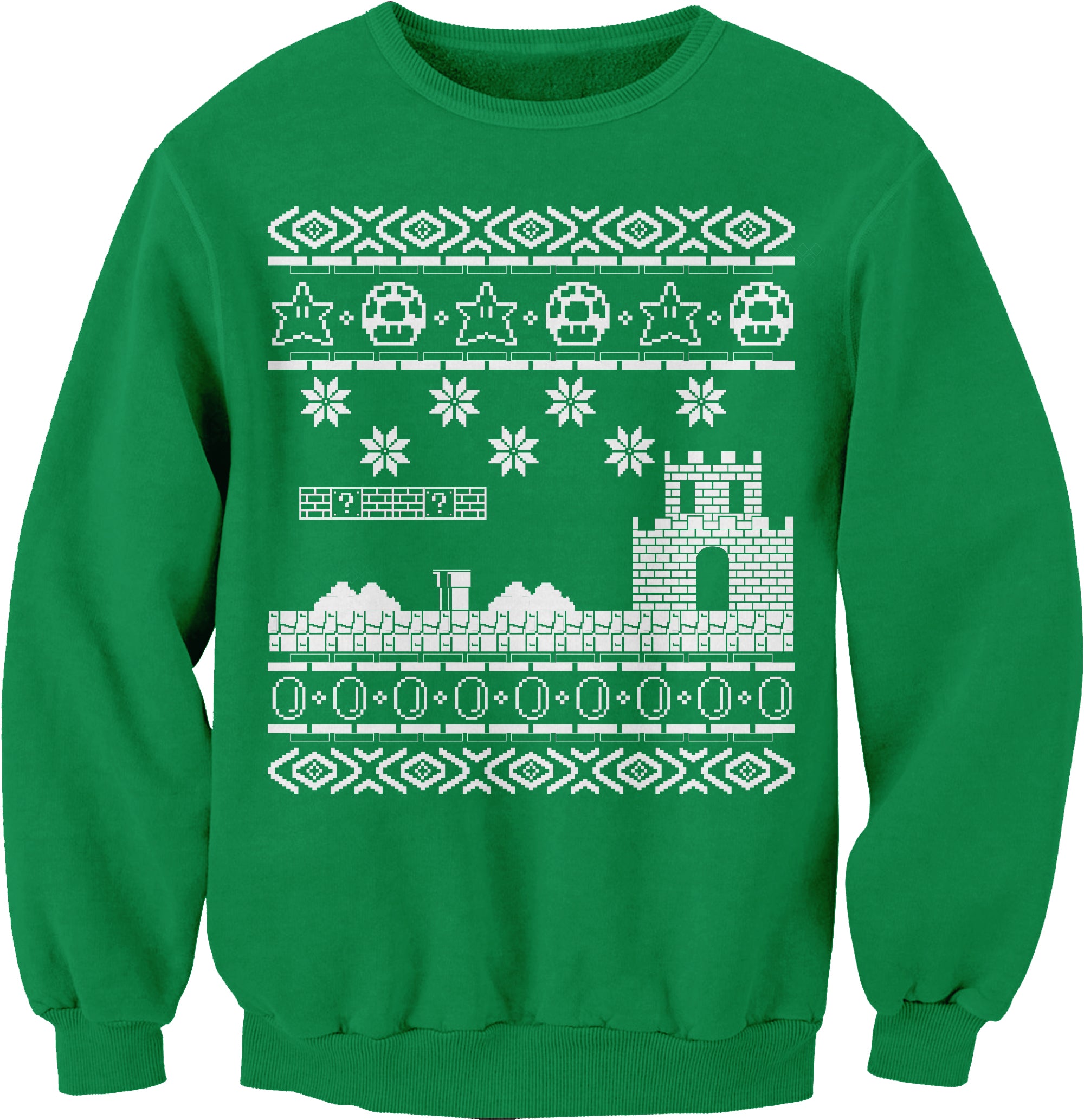 Retro Gaming Gamer Christmas sweatshirt - Kelly