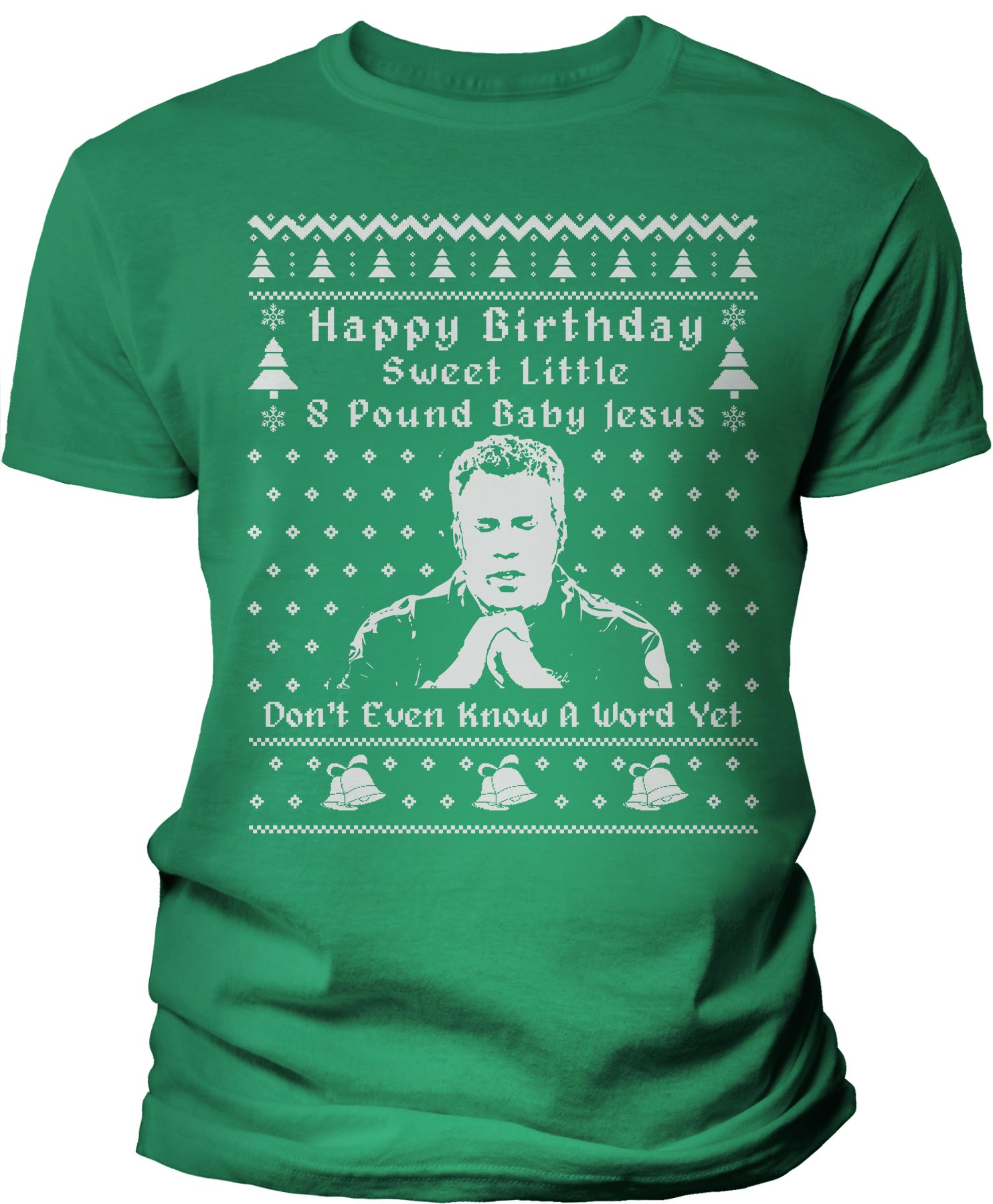 Sweet Little 8 Pound Baby Jesus Christmas t-shirt - Kelly