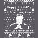 Sweet Little 8 Pound Baby Jesus Christmas t-shirt - additional product image