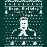 Sweet Little 8 Pound Baby Jesus Christmas t-shirt - additional product image