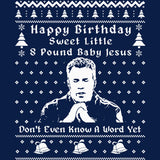 Sweet Little 8 Pound Baby Jesus Christmas t-shirt - additional product image