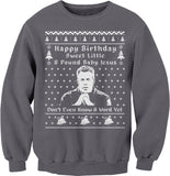 Sweet Little 8 Pound Baby Jesus Christmas sweatshirt - Charcoal