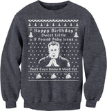 Sweet Little 8 Pound Baby Jesus Christmas sweatshirt - Dark Heather