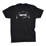 Shitter Was Full Gauge Christmas t-shirt - Black
