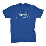Shitter Was Full Gauge Christmas t-shirt - Royal