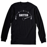 Shitter Was Full Gauge Christmas long sleeve shirt - Black