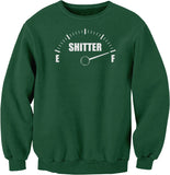 Shitter Was Full Gauge Christmas sweatshirt - Forest