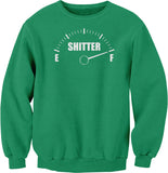 Shitter Was Full Gauge Christmas sweatshirt - Kelly