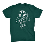 Suck It Candy Cane Christmas t-shirt - Forest Green