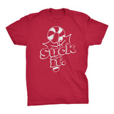 Suck It Candy Cane Christmas t-shirt - Red