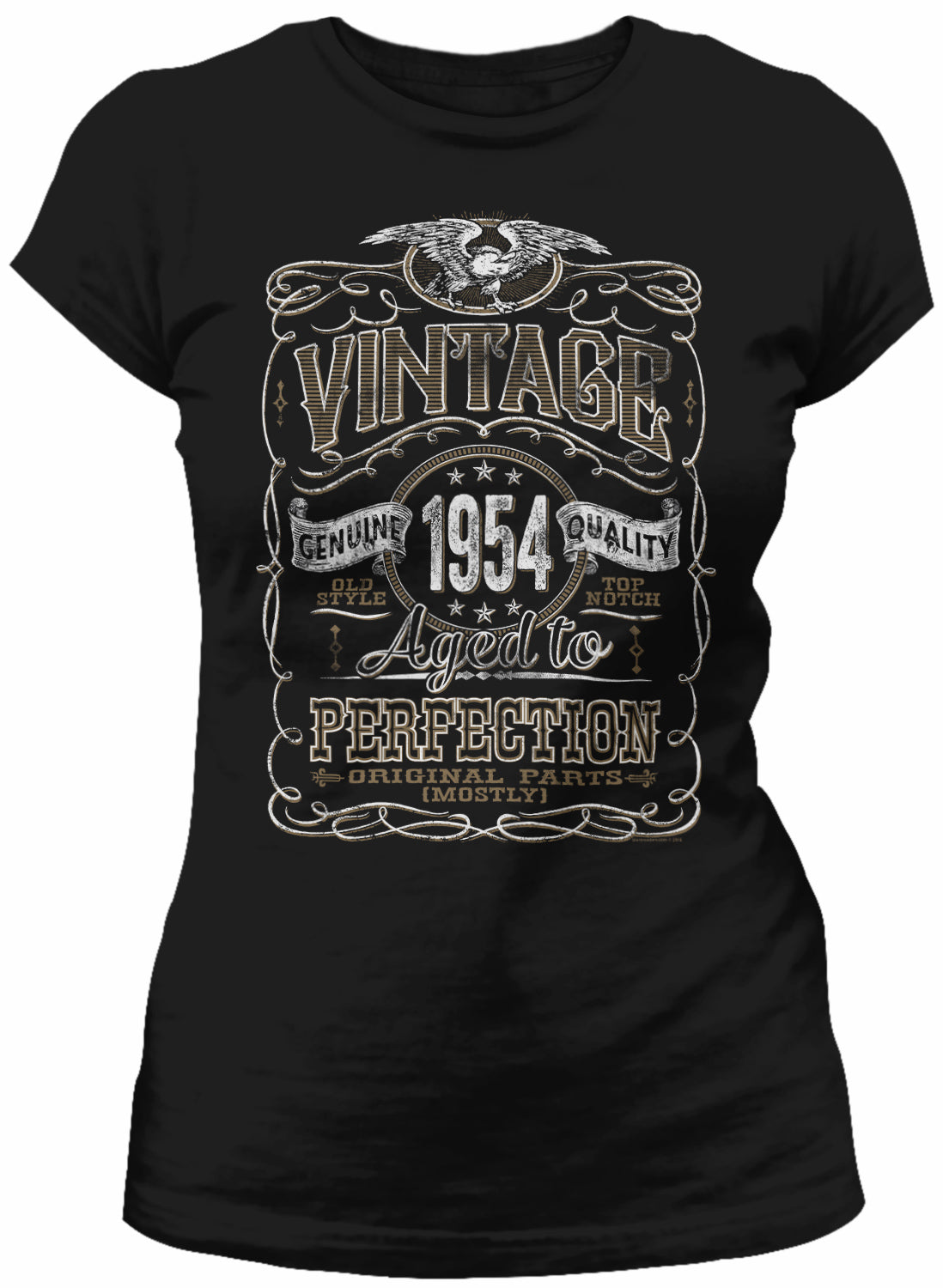 Vintage 1954 Aged to Perfection Women's t-shirt - Black