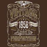 Vintage 1958 Aged to Perfection Men's t-shirt - additional image
