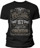 Vintage 1973 Aged to Perfection Men's t-shirt - Black