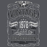 Vintage 1978 Aged to Perfection Men's t-shirt - additional image