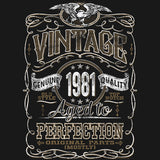Vintage 1981 Aged to Perfection Women's t-shirt - additional image